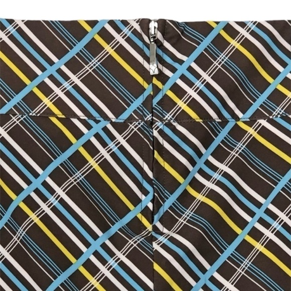 All By Jofit Brown Plaid Mini Ruffle Tennis Pickleball Golf Sports Skirt size 12 - Picture 5 of 11